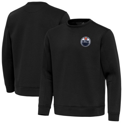 Кофта Edmonton Oilers Antigua Black Relevant Lightweight