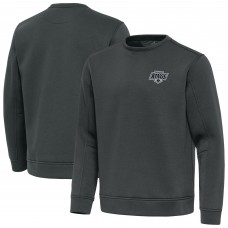 Los Angeles Kings Antigua Pewter Relevant Lightweight Pullover Sweatshirt