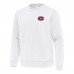 Montreal Canadiens Antigua White Relevant Lightweight Pullover Sweatshirt