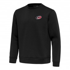 Carolina Hurricanes Antigua Black Relevant Lightweight Pullover Sweatshirt