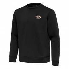 Nashville Predators Antigua Black Relevant Lightweight Pullover Sweatshirt