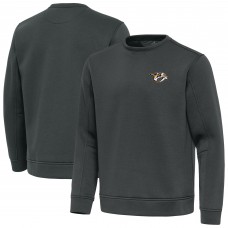 Nashville Predators Antigua Pewter Relevant Lightweight Pullover Sweatshirt