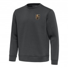 Vegas Golden Knights Antigua Pewter Relevant Lightweight Pullover Sweatshirt
