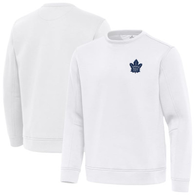 Свитшот Toronto Maple Leafs Antigua Relevant Lightweight Pullover - White