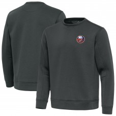 New York Islanders Antigua Pewter Relevant Lightweight Pullover Sweatshirt