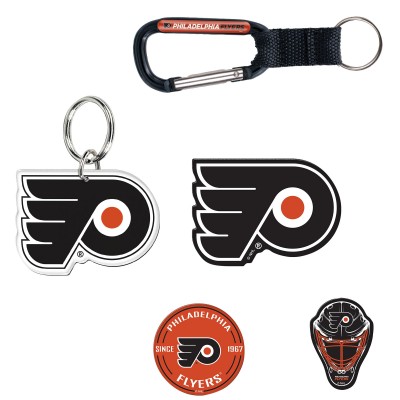 Philadelphia Flyers WinCraft 5-Pack Key Ring and Fridge Magnet Set
