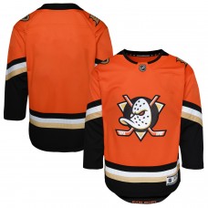 Youth Anaheim Ducks Orange Home Premier Jersey