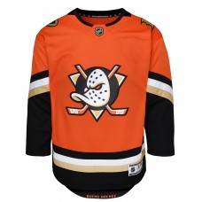 Youth Anaheim Ducks Orange Home Premier Jersey