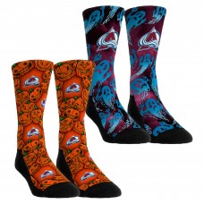 Две пары носков Unisex Colorado Avalanche Rock Em Socks Halloween Crew