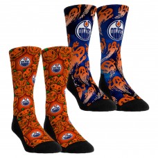 Две пары носков Unisex Edmonton Oilers Rock Em Socks Halloween Crew