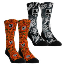 Носки Unisex Los Angeles Kings Rock Em Orange Halloween Crew 2-Pack Set Носки Unisex Los Angeles Kings Rock Em Orange Halloween Crew 2-Pack Set