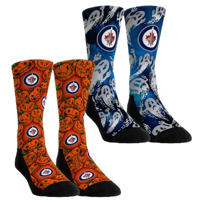 Подростковая Winnipeg Jets Rock Em Socks Halloween Crew Socks 2-Pack Set