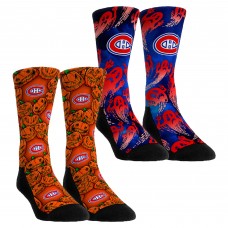 Две пары носков Montreal Canadiens Rock Em Socks Halloween Crew