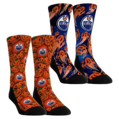 Детские носки Edmonton Oilers Rock Em Orange Halloween Crew 2-Pack Set