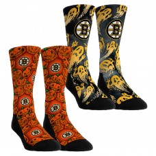 Две пары носков Boston Bruins Rock Em Socks Halloween Crew