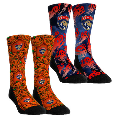 Детские носки Florida Panthers Rock Em Orange Halloween Crew 2-Pack Set