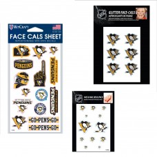 Pittsburgh Penguins WinCraft 4 x 7 Waterless Tattoos Set Pittsburgh Penguins WinCraft 4 x 7 Waterless Tattoos Set