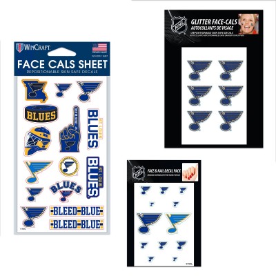 St. Louis Blues WinCraft 4 x 7 Waterless Tattoos Set