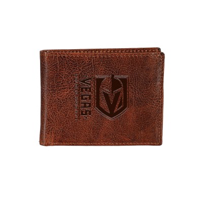 Vegas Golden Knights Bi-Fold Leather Passcase Wallet