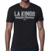 Los Angeles Kings Starter Black Mesh Look Team Name T-Shirt