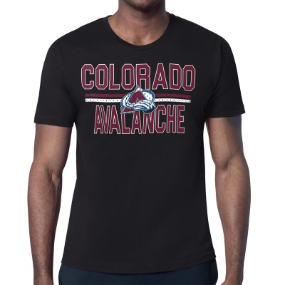 Футболка Colorado Avalanche Starter Black Mesh Look Team Name