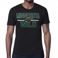 Футболка Minnesota Wild Starter Black Mesh Look Team Name