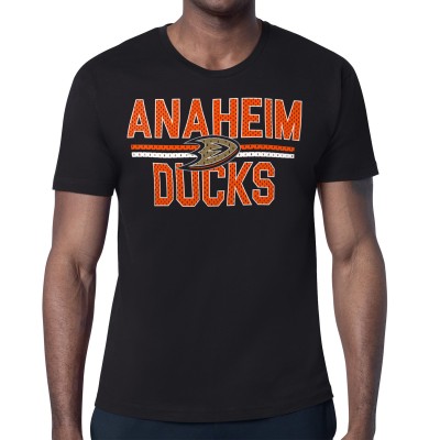 Футболка Anaheim Ducks Starter Black Mesh Look Team Name