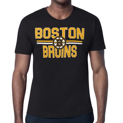 Футболка Boston Bruins Starter Black Mesh Look Team Name