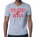 Футболка New Jersey Devils Starter Heather Gray Mesh Look Team Name