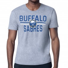 Футболка Buffalo Sabres Starter Heather Gray Mesh Look Team Name
