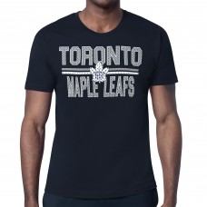 Toronto Maple Leafs Starter Navy Mesh Look Team Name T-Shirt