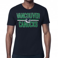 Vancouver Canucks Starter Navy Mesh Look Team Name T-Shirt