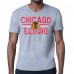 Футболка Chicago Blackhawks Starter Mesh Look Team Name - Heather Gray