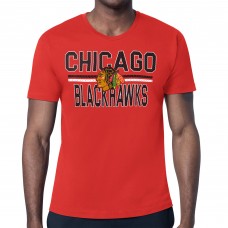Футболка Chicago Blackhawks Starter Mesh Look Team Name - Red