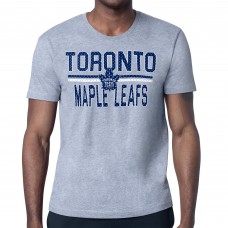 Футболка Toronto Maple Leafs Starter Heather Gray Mesh Look Team Name
