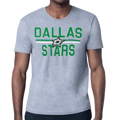 Футболка Dallas Stars Starter Mesh Look Team Name - Heather Gray