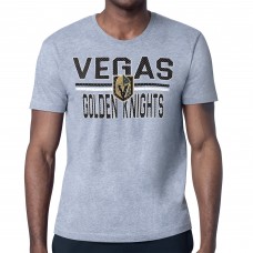 Футболка Vegas Golden Knights Starter Heather Gray Mesh Look Team Name
