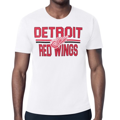 Футболка Detroit Red Wings Starter Mesh Look Team Name - White