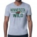 Футболка Minnesota Wild Starter Heather Gray Mesh Look Team Name