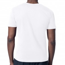 Calgary Flames Starter White Mesh Look Team Name T-Shirt