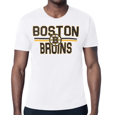 Футболка Boston Bruins Starter White Mesh Look Team Name