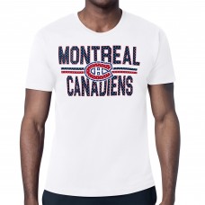 Montreal Canadiens Starter White Mesh Look Team Name T-Shirt Montreal Canadiens Starter White Mesh Look Team Name T-Shirt