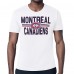 Montreal Canadiens Starter White Mesh Look Team Name T-Shirt Montreal Canadiens Starter White Mesh Look Team Name T-Shirt