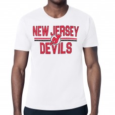 Футболка New Jersey Devils Starter White Mesh Look Team Name