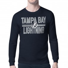 Футболка Tampa Bay Lightning Starter Navy Mesh Look Team Name Long Sleeve Футболка Tampa Bay Lightning Starter Navy Mesh Look Team Name Long Sleeve