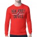 Футболка с длинным рукавом New Jersey Devils Starter Red Mesh Look Team Name