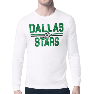 Футболка с длинным рукавом Dallas Stars Starter Mesh Look Team Name - White