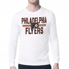 Футболка с длинным рукавом Philadelphia Flyers Starter White Mesh Look Team Name