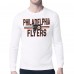 Футболка с длинным рукавом Philadelphia Flyers Starter White Mesh Look Team Name Футболка с длинным рукавом Philadelphia Flyers Starter White Mesh Look Team Name
