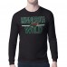 Футболка с длинным рукавом Minnesota Wild Starter Black Mesh Look Team Name